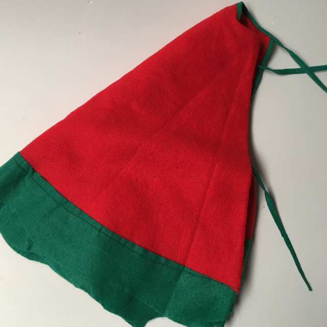 CHRISTMAS TREE SKIRT, Red Green